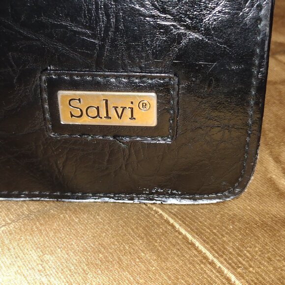 Men or Women's Leather Brief Case by Italian designer Salvi - Picture 5 of 13
